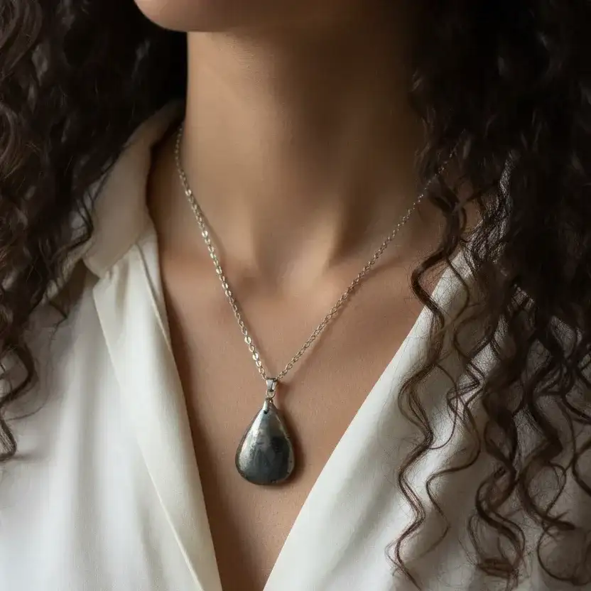 Pendentif en Pyrite (PE2116)