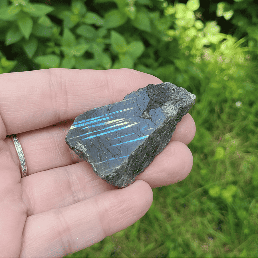 Labradorite 1 face polie 32g (PRGFL575 - 18)
