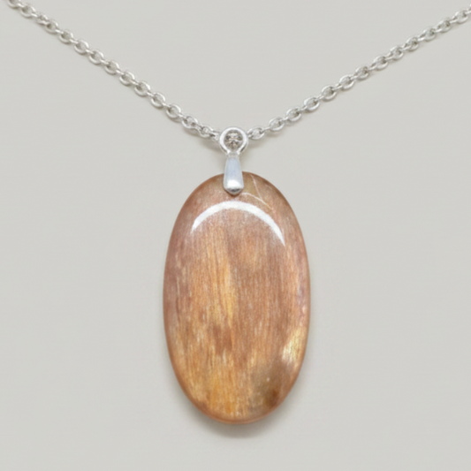 Pendentif en Pierre de Soleil (PE2153)