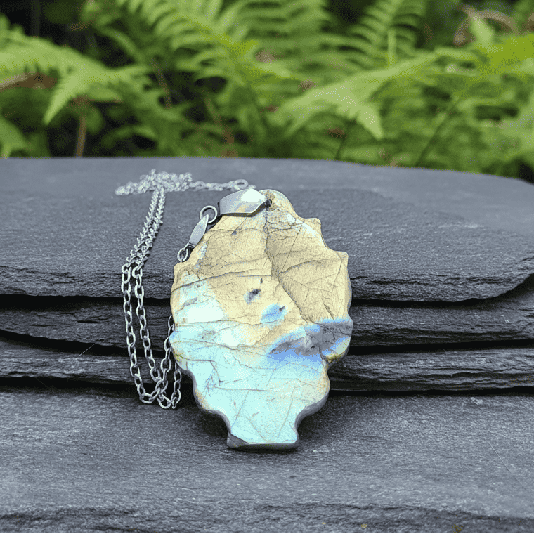 Pendentif Renard en Labradorite (PE1279 - 2)