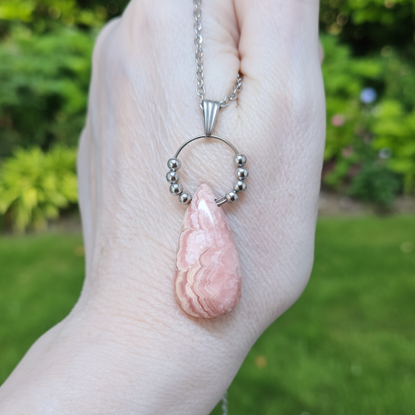 Pendentif en Rhodochrosite (PEL21 - 31)