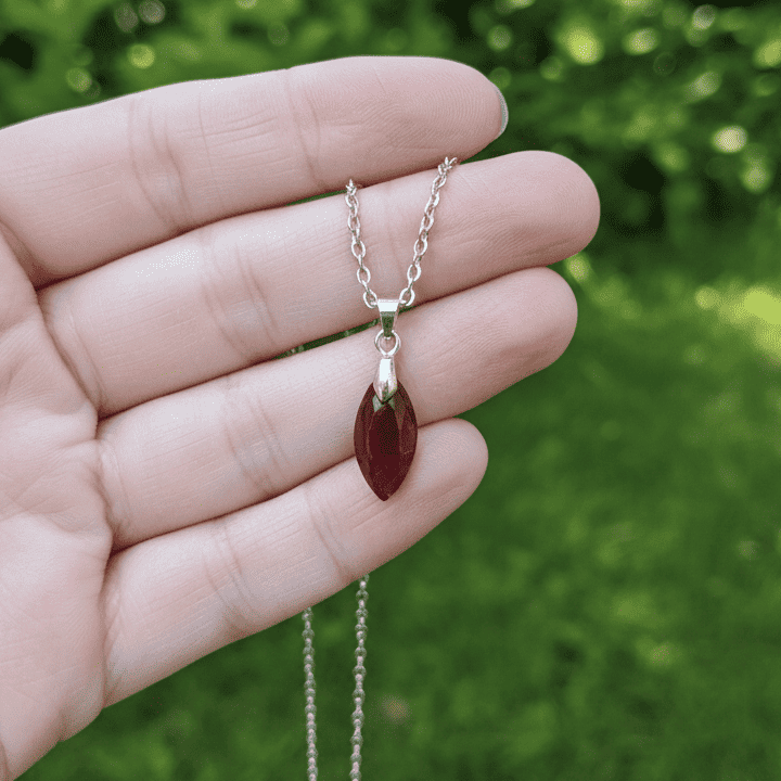 Pendentif en Grenat Rhodolite (PE2049)