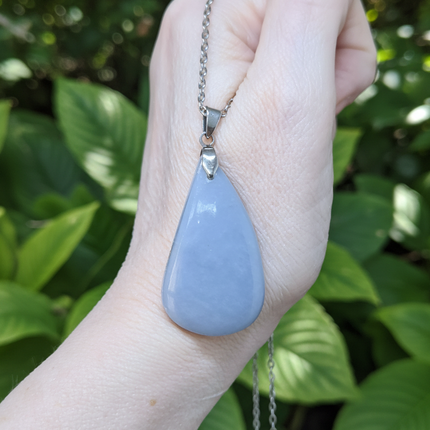 Pendentif en Angélite (PE905)