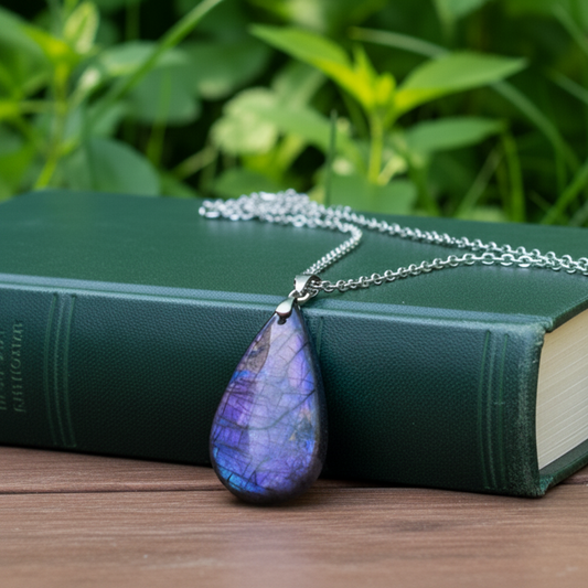 Pendentif en Labradorite violette (PE2152)