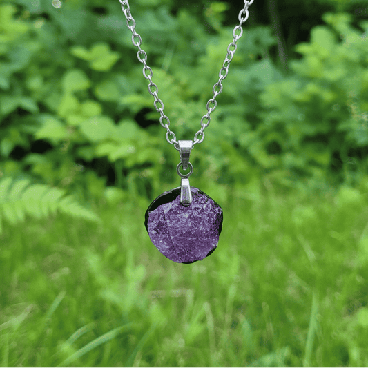 Pendentif en Rubis et Schiste (PE2021 - 7)