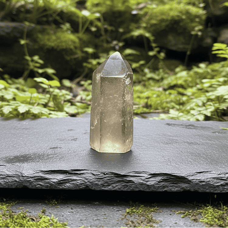 Pointe polie en Citrine 22g (PRGFL760)