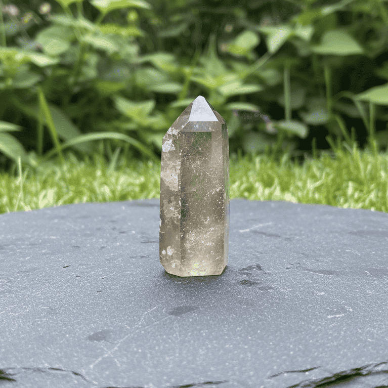Pointe polie en Citrine 22g (PRGFL760)