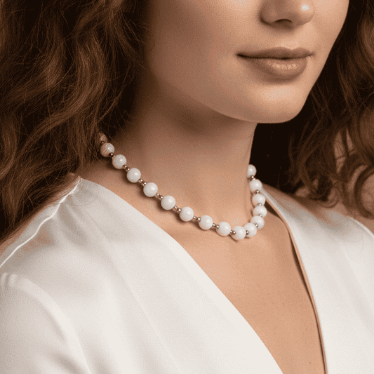Collier en perles de Nacre (COL26 - 1)