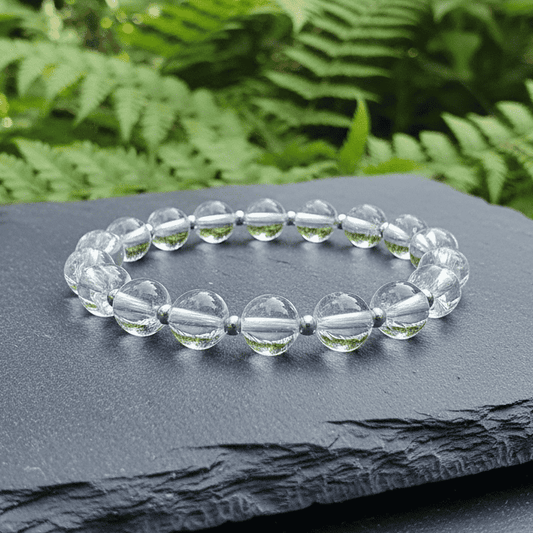 Bracelet en perles de Cristal de Roche - 15