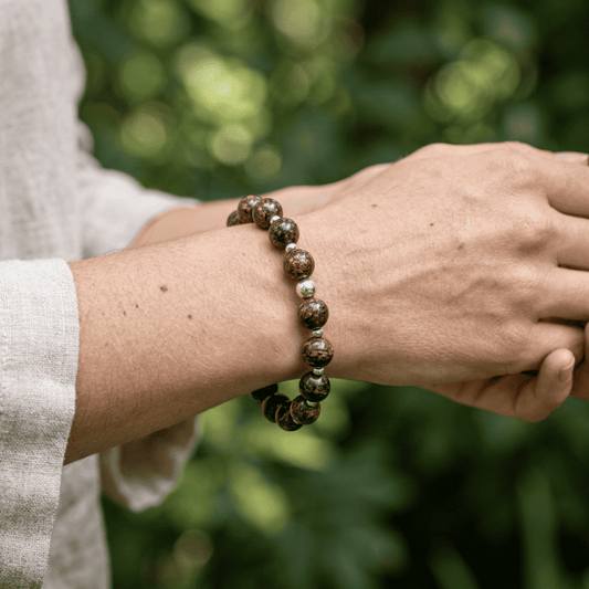 Bracelet en Bronzite