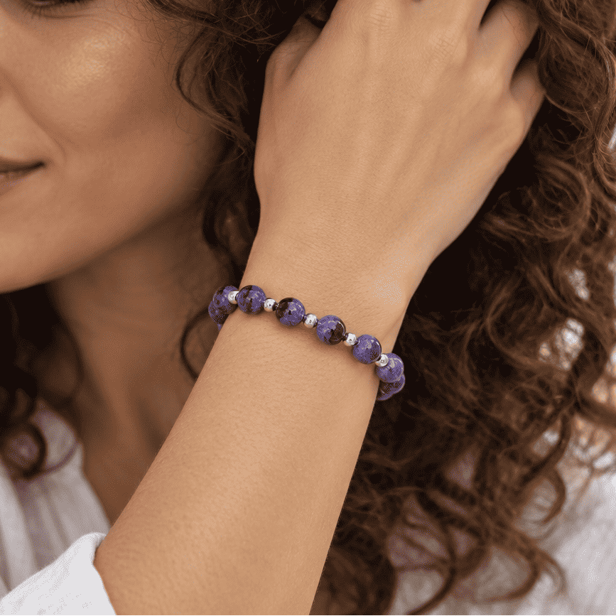 Bracelet en Charoïte