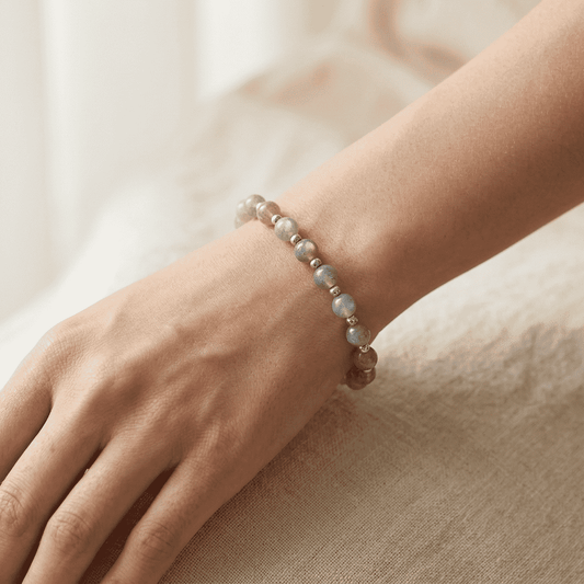 Bracelet en Labradorite en 7,5 mm