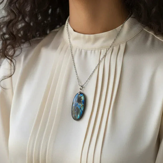 Pendentif en Spectrolite (PE2119)