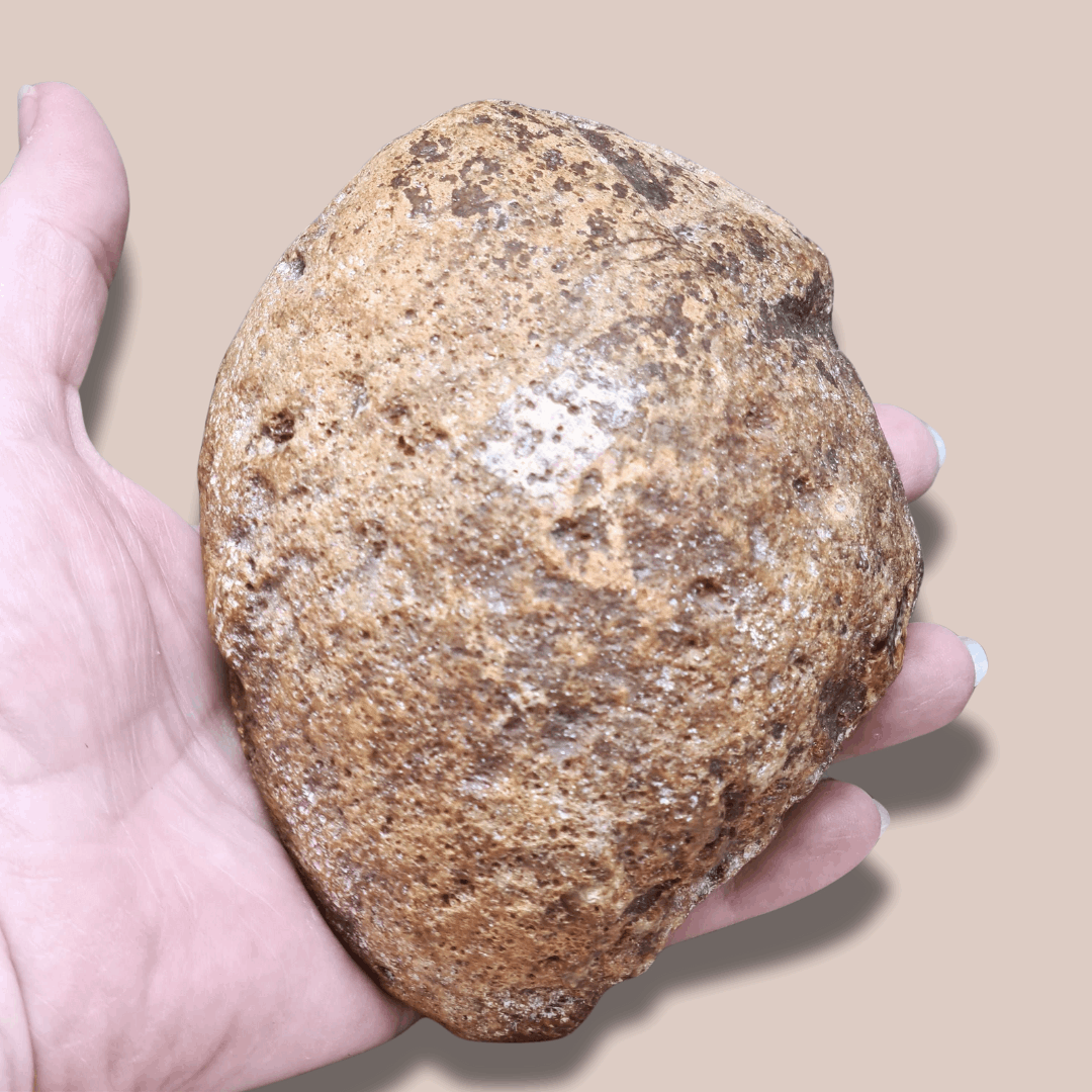 Agate avec une face polie (MB351-1)