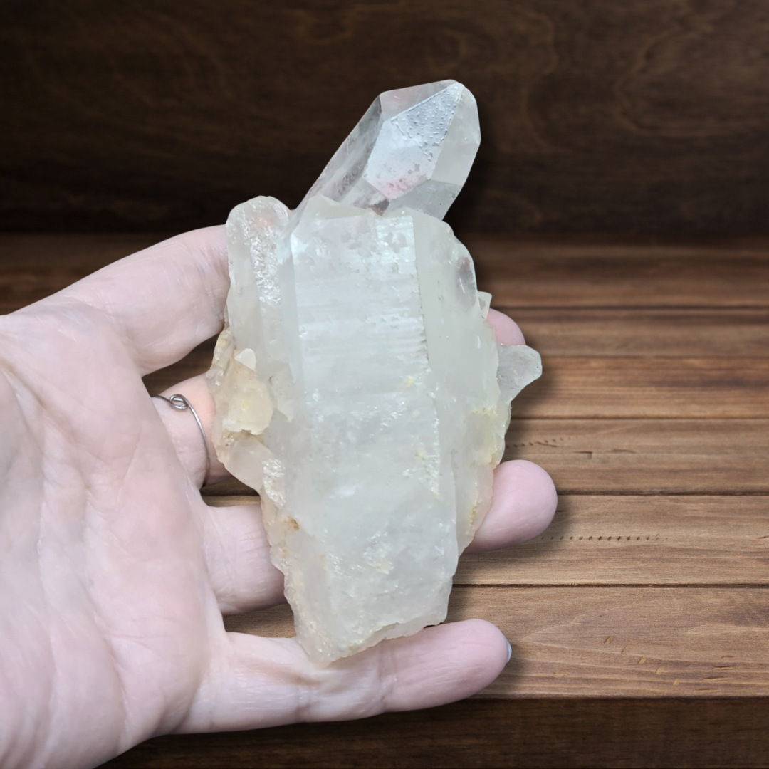 Amas de pointes de Cristal de Roche 196g (MB433-12) - ENAE Minéraux
