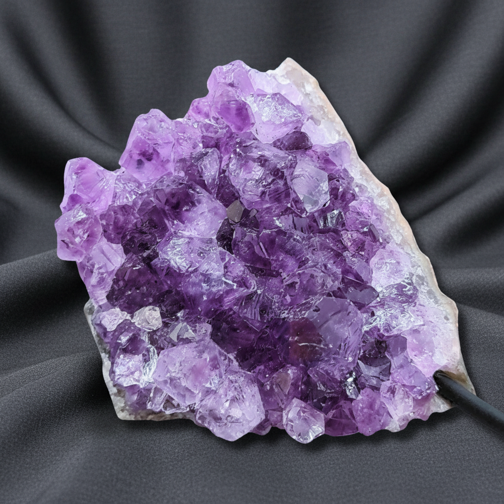 Améthyste brute sur pied 123g (MB504-4)