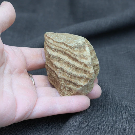 Aragonite brute zonée 113g (MB198)