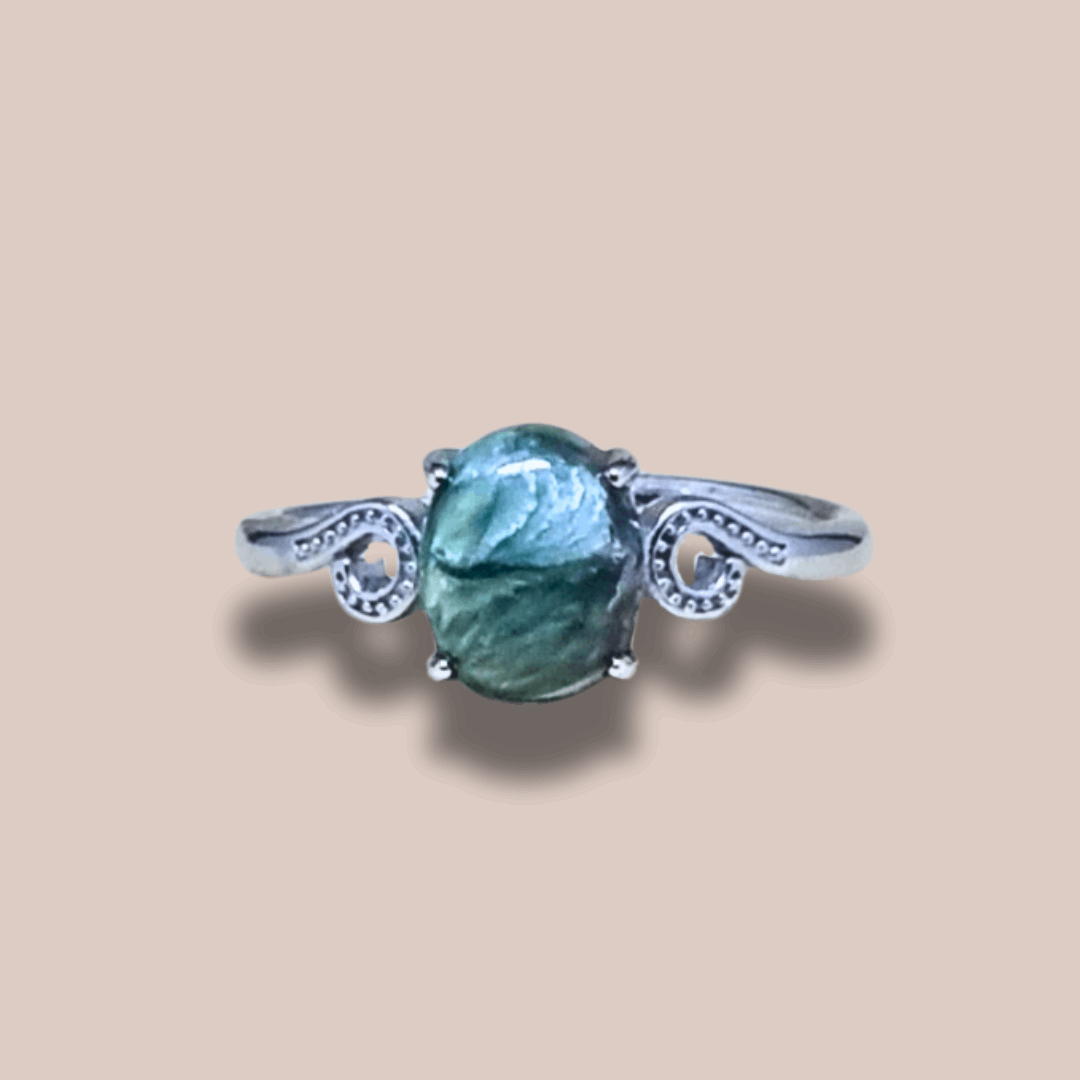 Bague réglable en Séraphinite (BAG73-3)