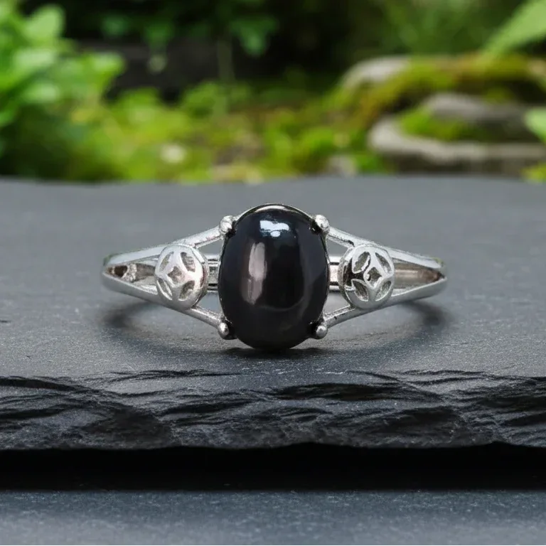 Bague réglable en Hypersthène (BAG63 - 3)