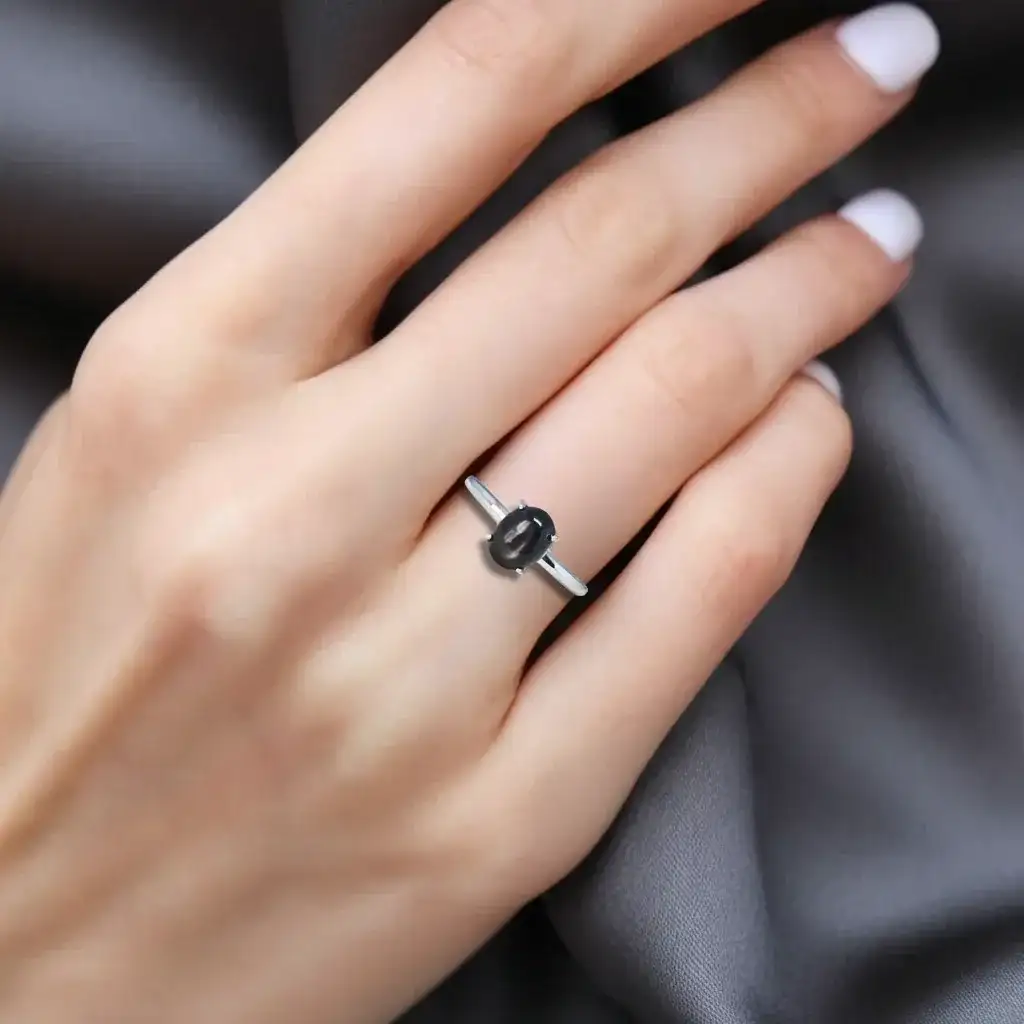 Bague réglable en Hypersthène (BAG63 - 2)