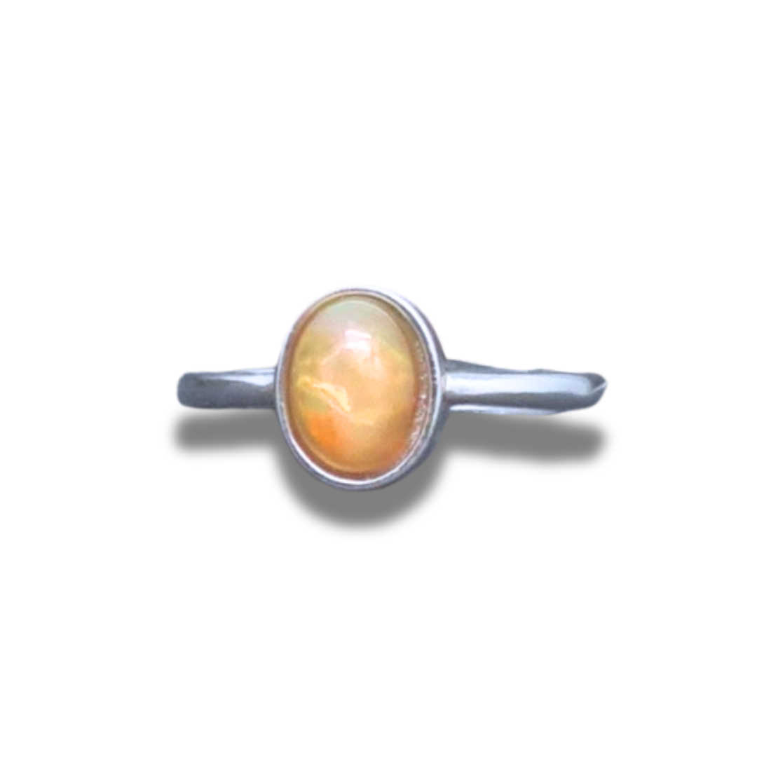 Bague réglable en Opale Welo (BAG39-4) - ENAE Minéraux