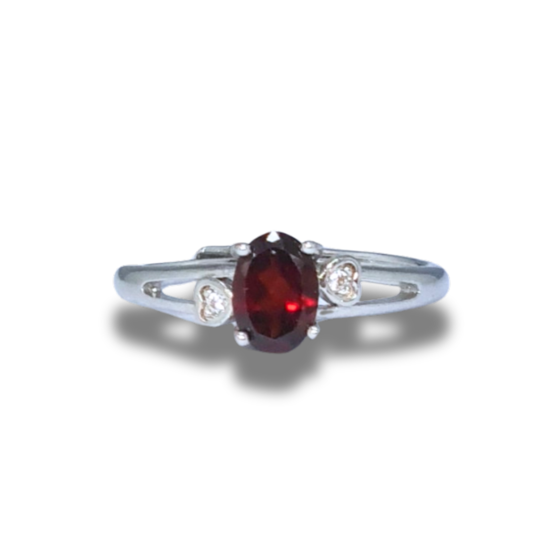 Bague réglable en Grenat (BAG25-17) - ENAE Minéraux
