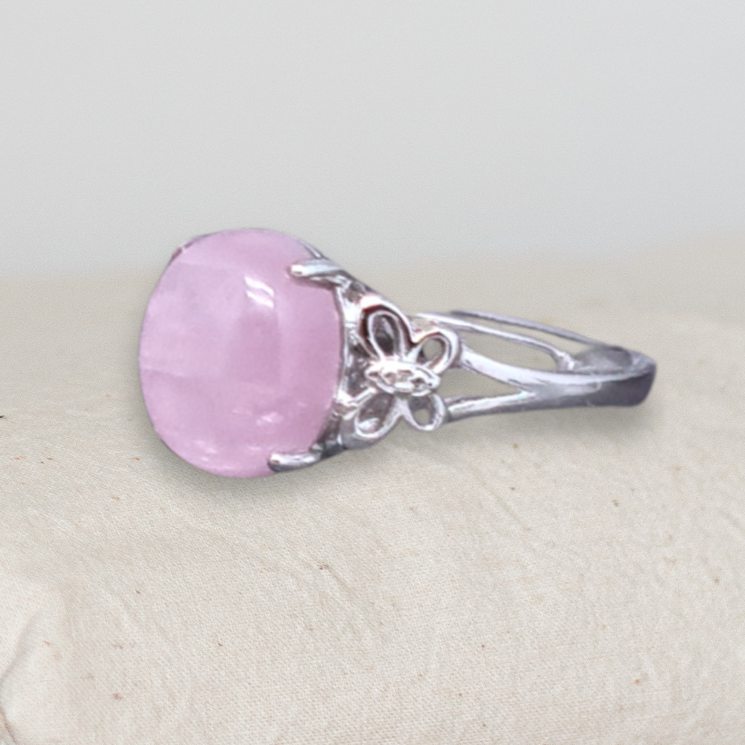 Bague réglable en Kunzite (BAG47-2)