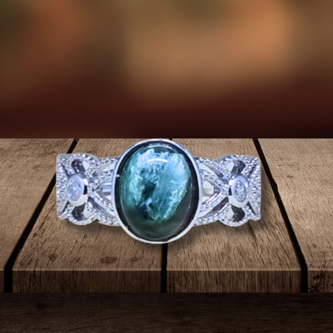 Bague réglable en Séraphinite (BAG73-5) - ENAE Minéraux