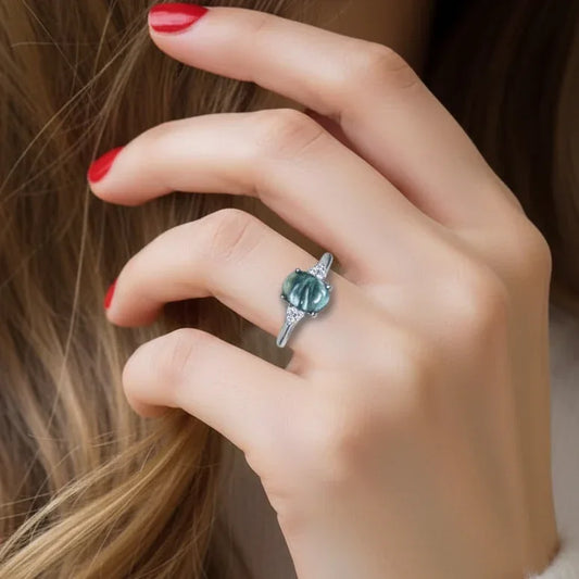 Bague réglable en Séraphinite (BAG73-2)