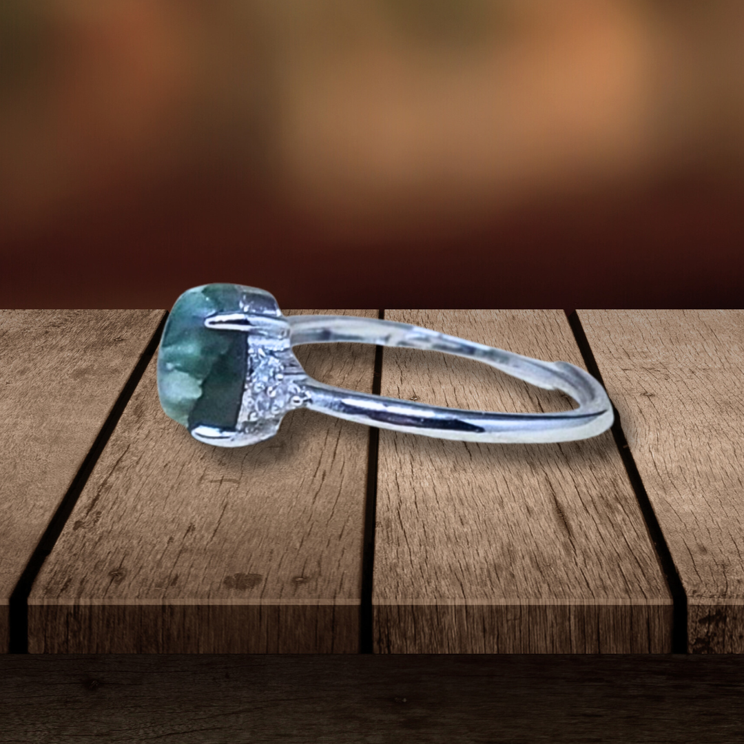Bague réglable en Séraphinite (BAG73-2) - ENAE Minéraux