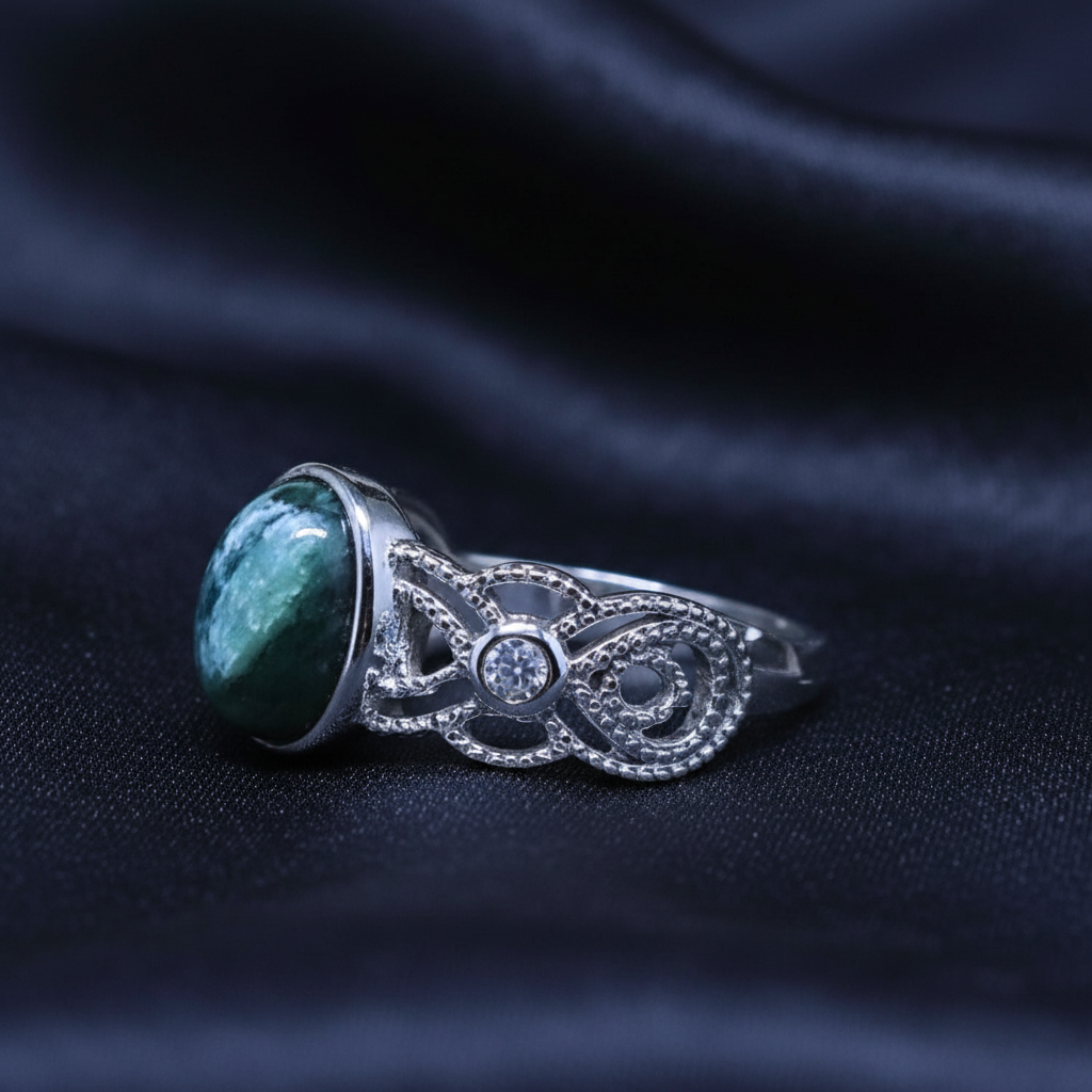 Bague réglable en Séraphinite (BAG73-5)