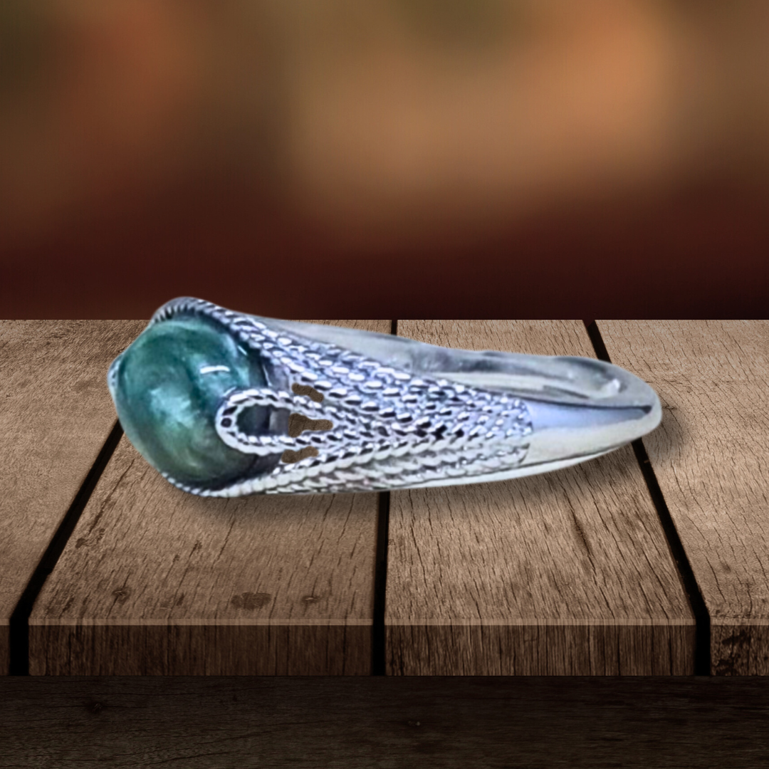 Bague réglable en Séraphinite (BAG73-4) - ENAE Minéraux