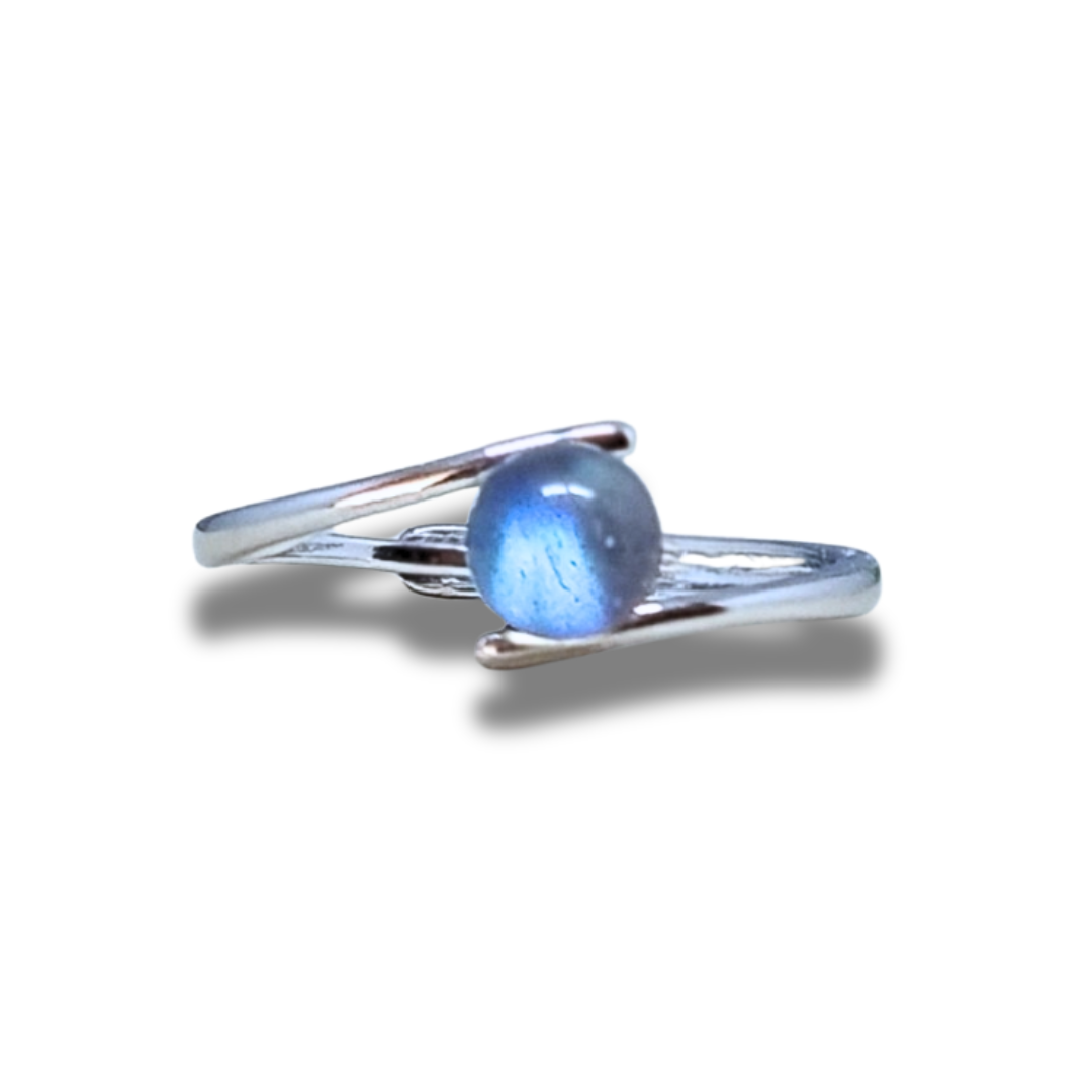 Bague réglable en Labradorite (BAG43-6)