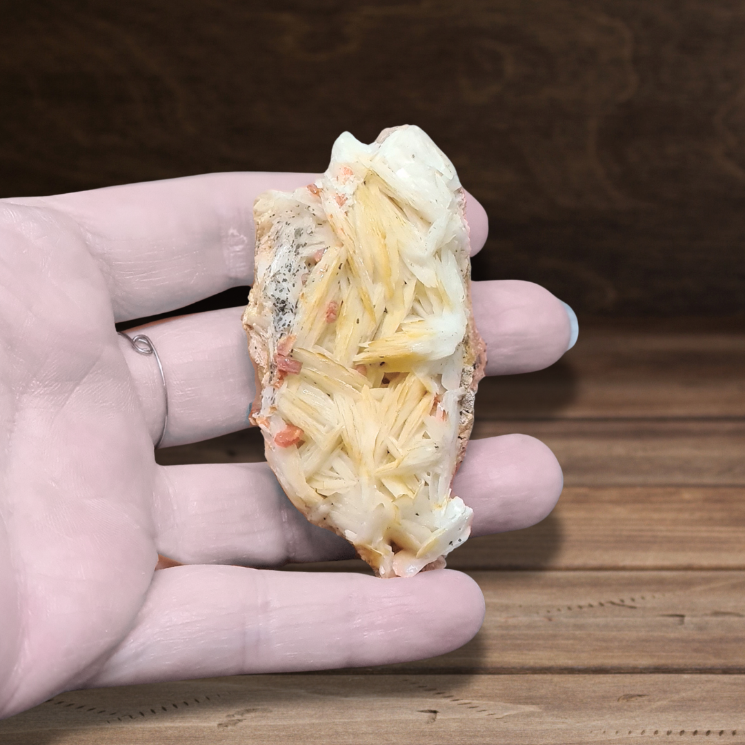 Baryte, Vanadinite et Galène 101g (MB543) - ENAE Minéraux