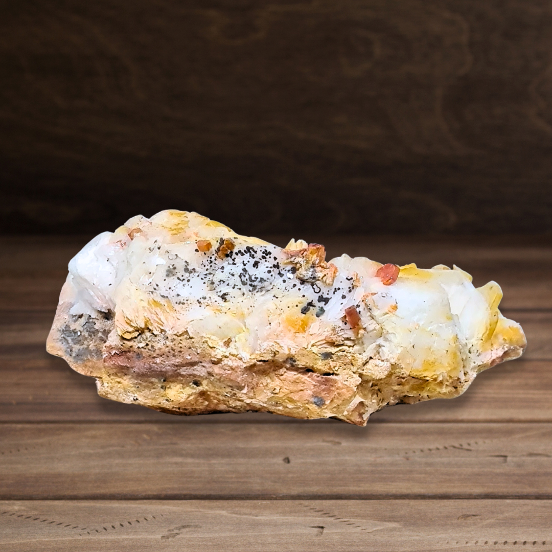 Baryte, Vanadinite et Galène 101g (MB543) - ENAE Minéraux