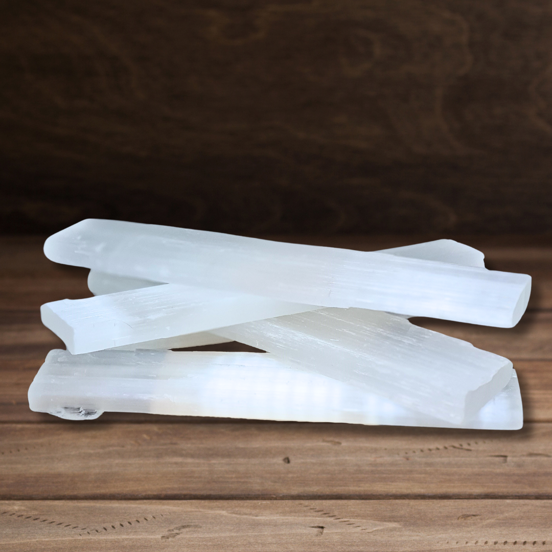 Bâton de Sélénite brute (MB503)