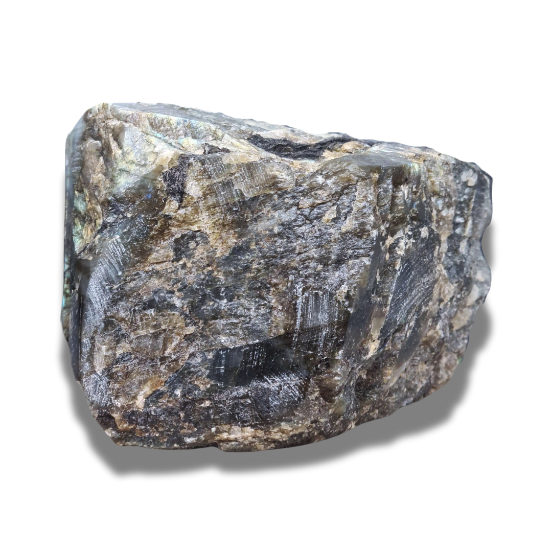 Bloc de Labradorite brut et poli (LAP352-3) - ENAE Minéraux