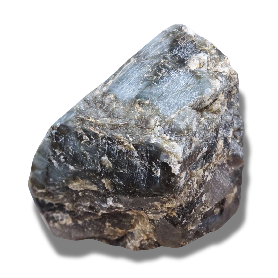Bloc de Labradorite brut et poli (LAP352-3) - ENAE Minéraux