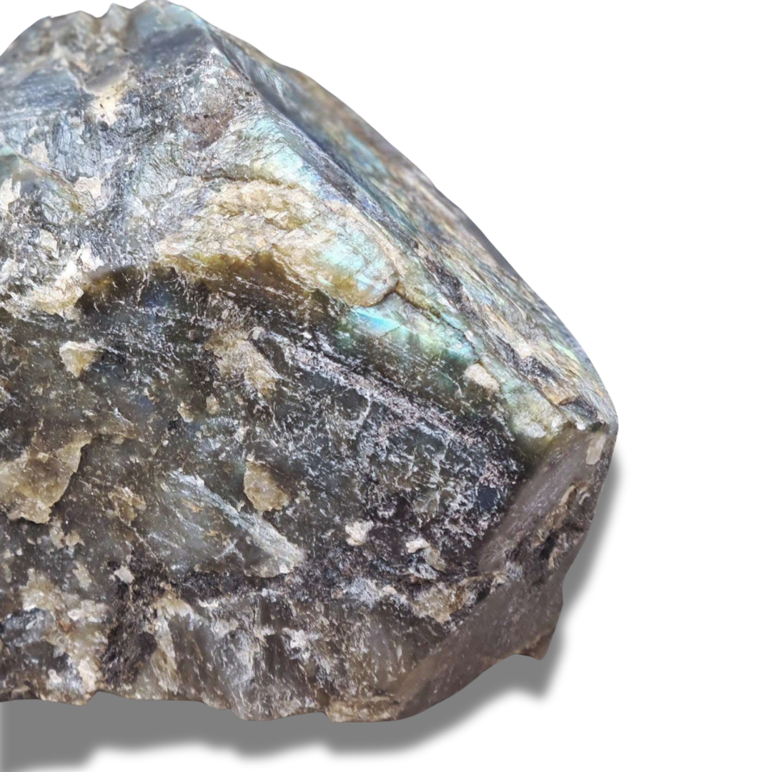 Bloc de Labradorite brut et poli (LAP352-3) - ENAE Minéraux