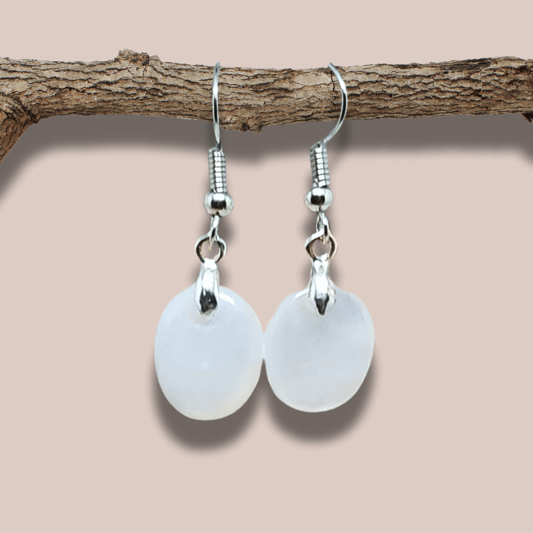 Boucles d'oreilles en Pierre de Lune (BO209-2)