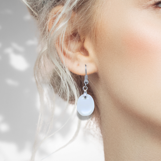 Boucles d'oreilles en Pierre de Lune (BO209-1) - ENAE Minéraux