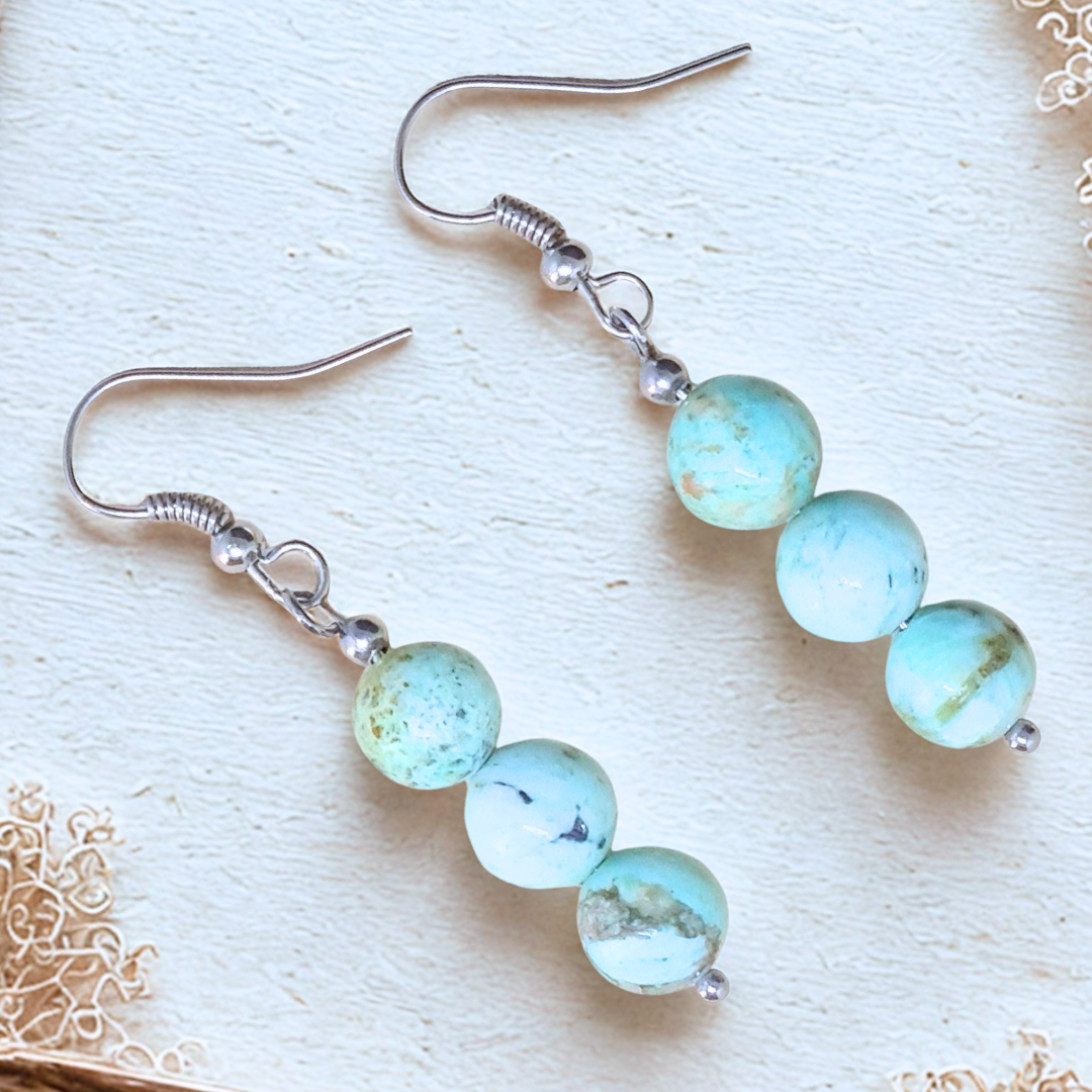Boucles d'oreilles en Turquoise (BO209)