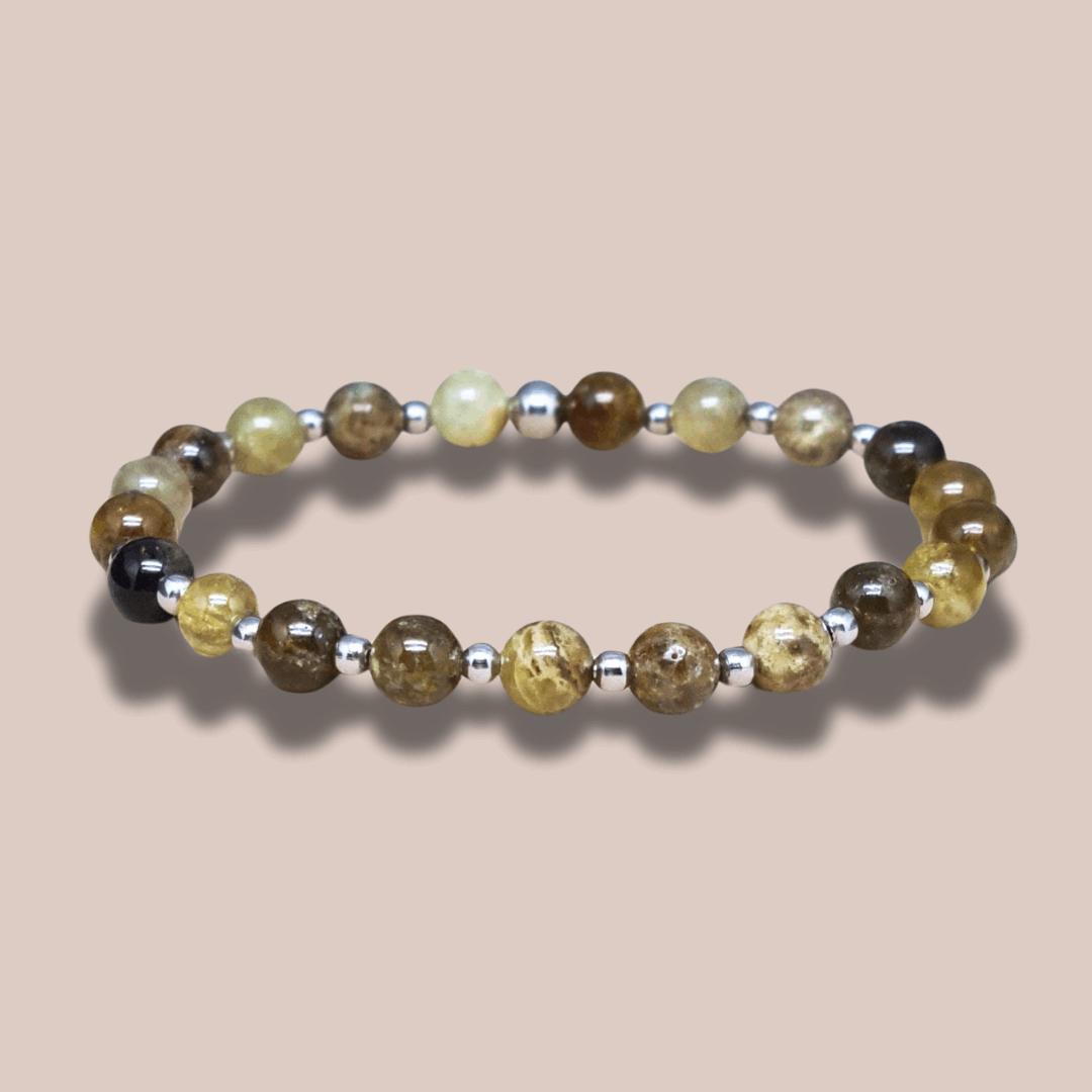 Bracelet en Grenat Tsavorite en 6 ou 8mm au choix