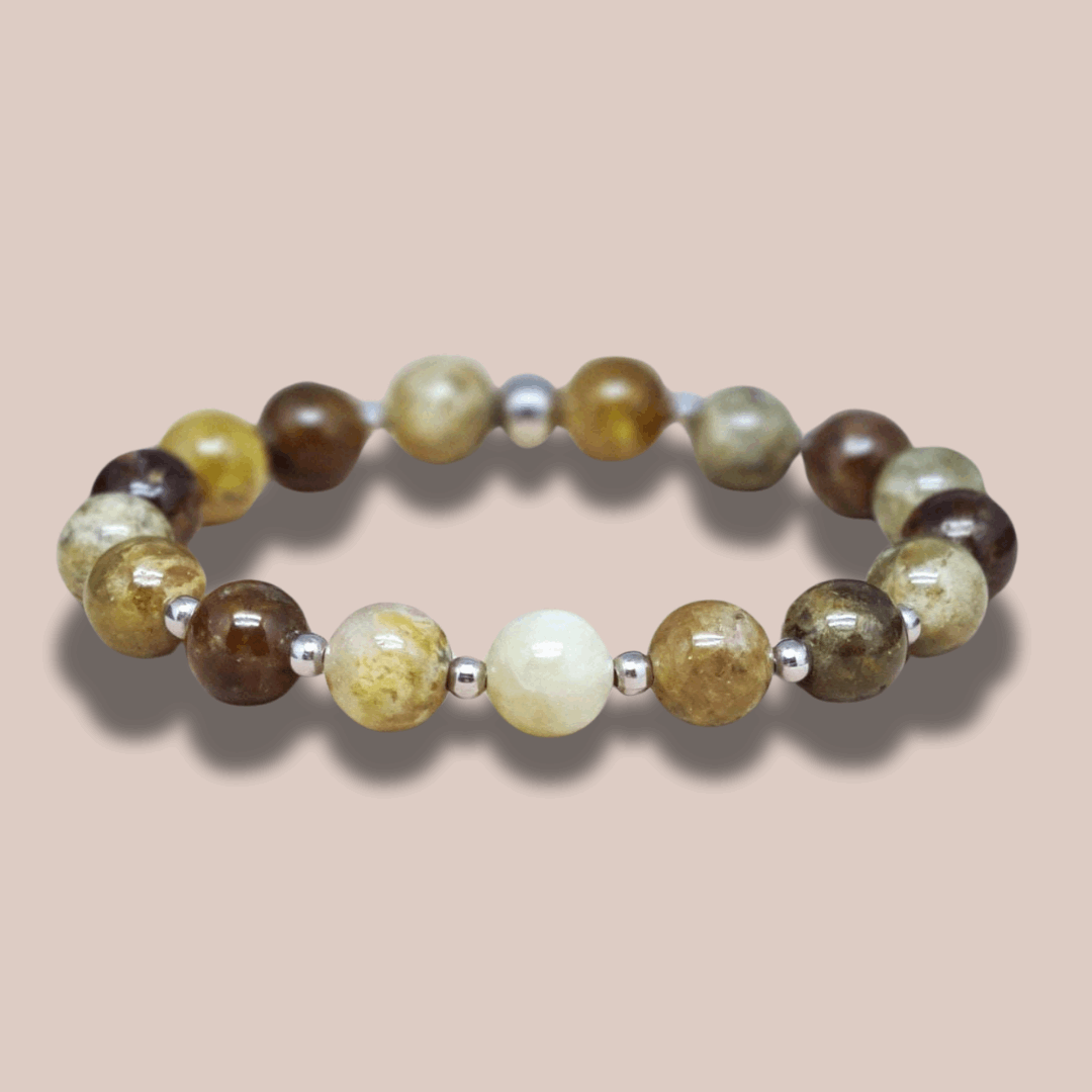 Bracelet en Grenat Tsavorite en 6 ou 8mm au choix