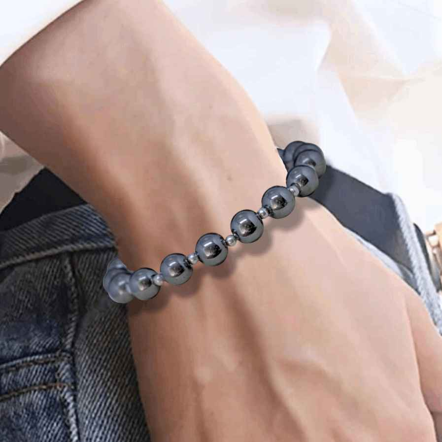 Bracelet en Hématite véritable