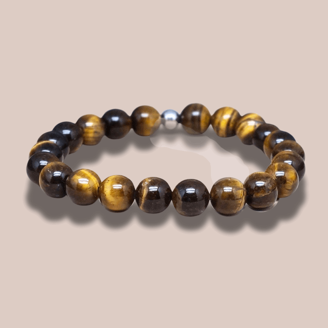 Bracelet en Œil de Tigre 6 ou 8mm au choix