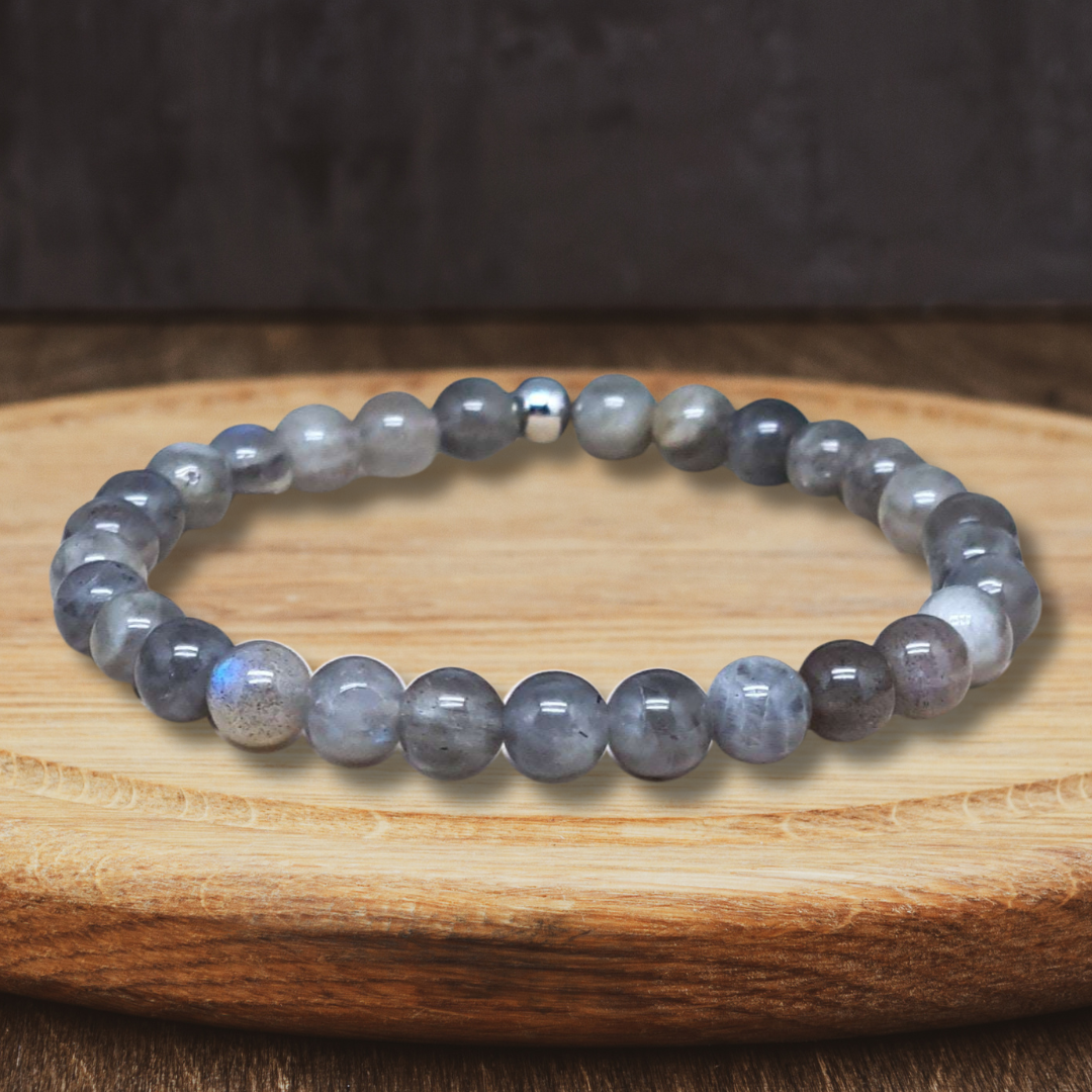 Bracelet en Labradorite en 7mm