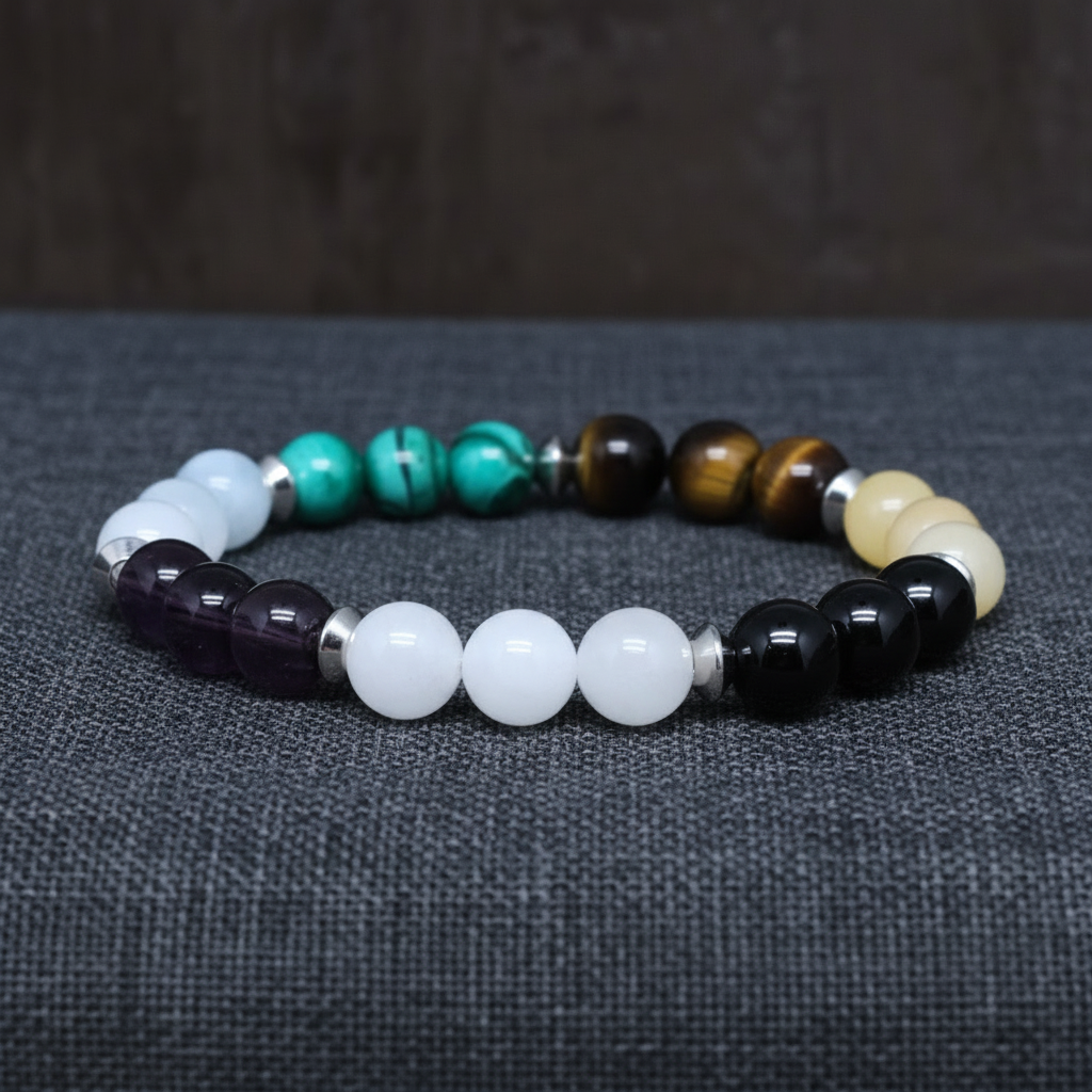 Bracelet 7 chakras principaux