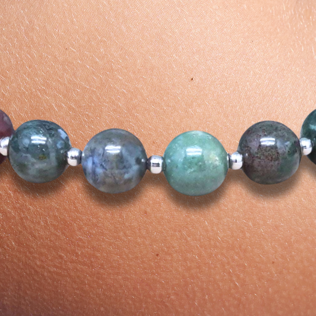 Bracelet en Agate indienne 8mm