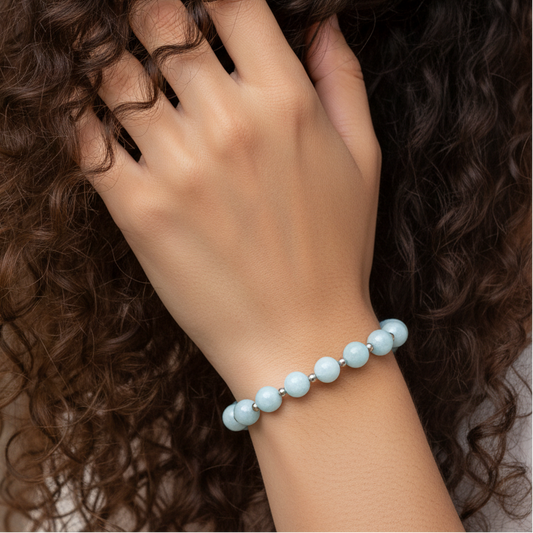 Bracelet en Aigue-Marine